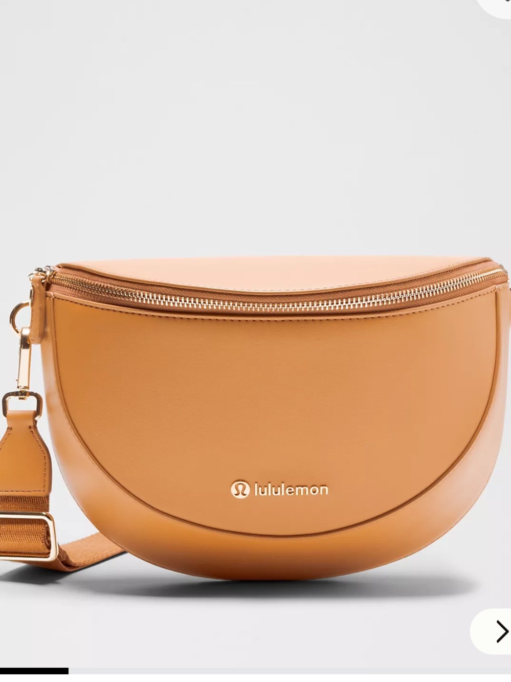 Leather Alternative Saddle Crossbody Bag 2L